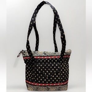 Vera Bradley Classic Black Vintage 2002 Rare Shoulder Bag #5718